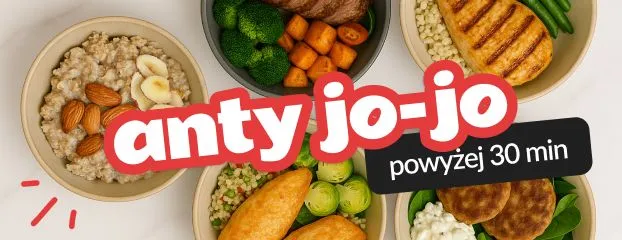 Posiłki diety Anty Jo-Jo OXY — zdrowe dania z kurczakiem, kaszą i warzywami, czas przygotowania powyżej 30 minut